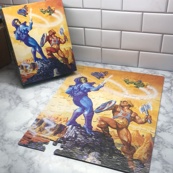 VTG Lot He-Man Masters of The Universe 100pc Puzzles - Picture 6 of 16